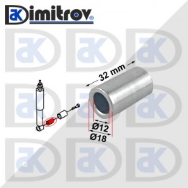 Метална втулка преден амортисьор Ø12 x Ø18 x 32 mm Nissan Cabstar